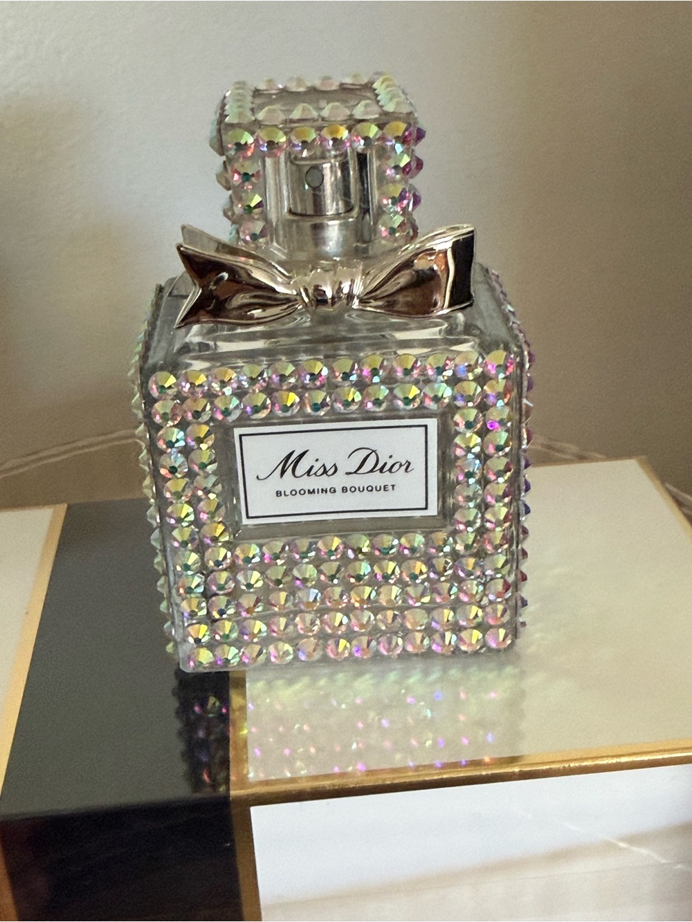Dior Blooming Bouquet Crystal Perfume Bottle Accent - empty
